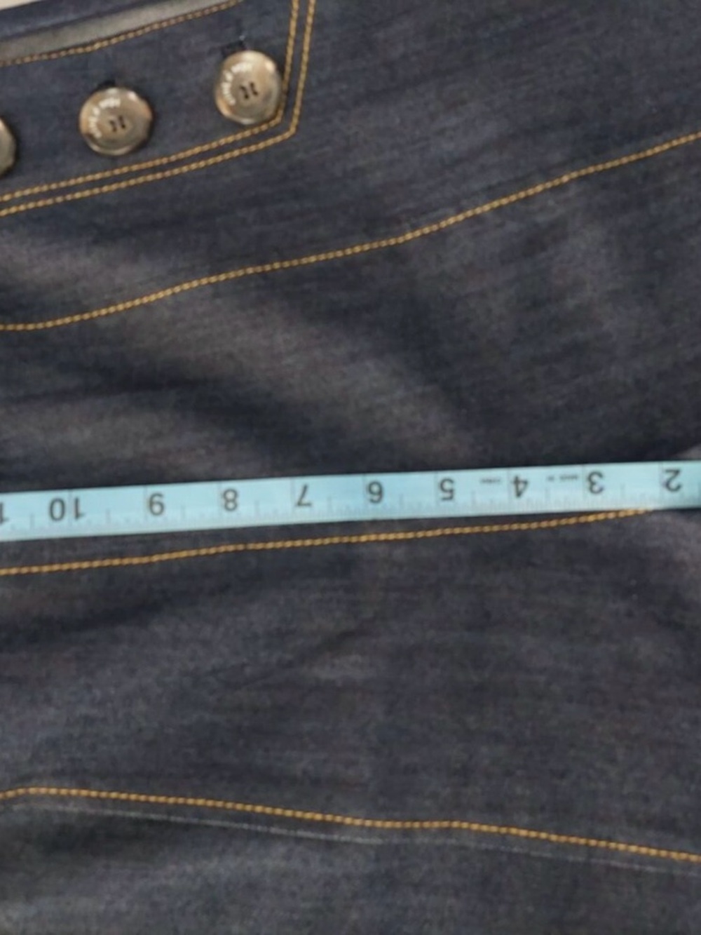 Cinq à Sept Tous Les Jours Chantal Dark Blue High Rise Cropped Jeans - Picture 8 of 11